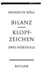 Bilanz, Klopfzeichen  BOL 11 